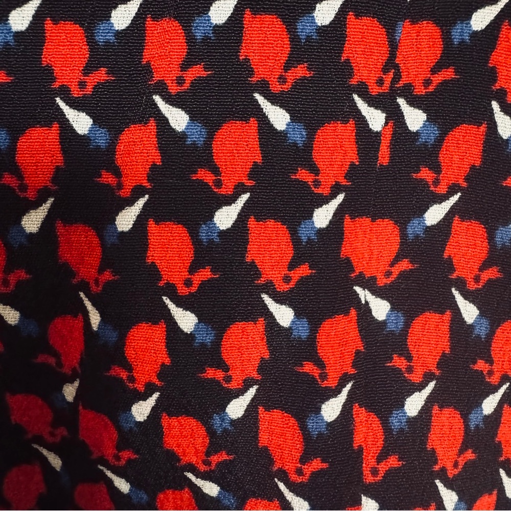 Anthropologie Maeve Amici Bunny Print Fit & Flare Dress - Picture 7 of 11